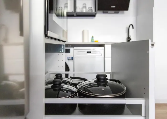 Appartement - 3 Einzelbetten - Stellplatz - Netflix